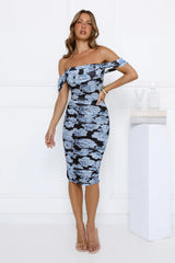 Club Fit Midi Dress Blue