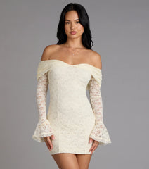 Forever Romantic Lace Mini Dress