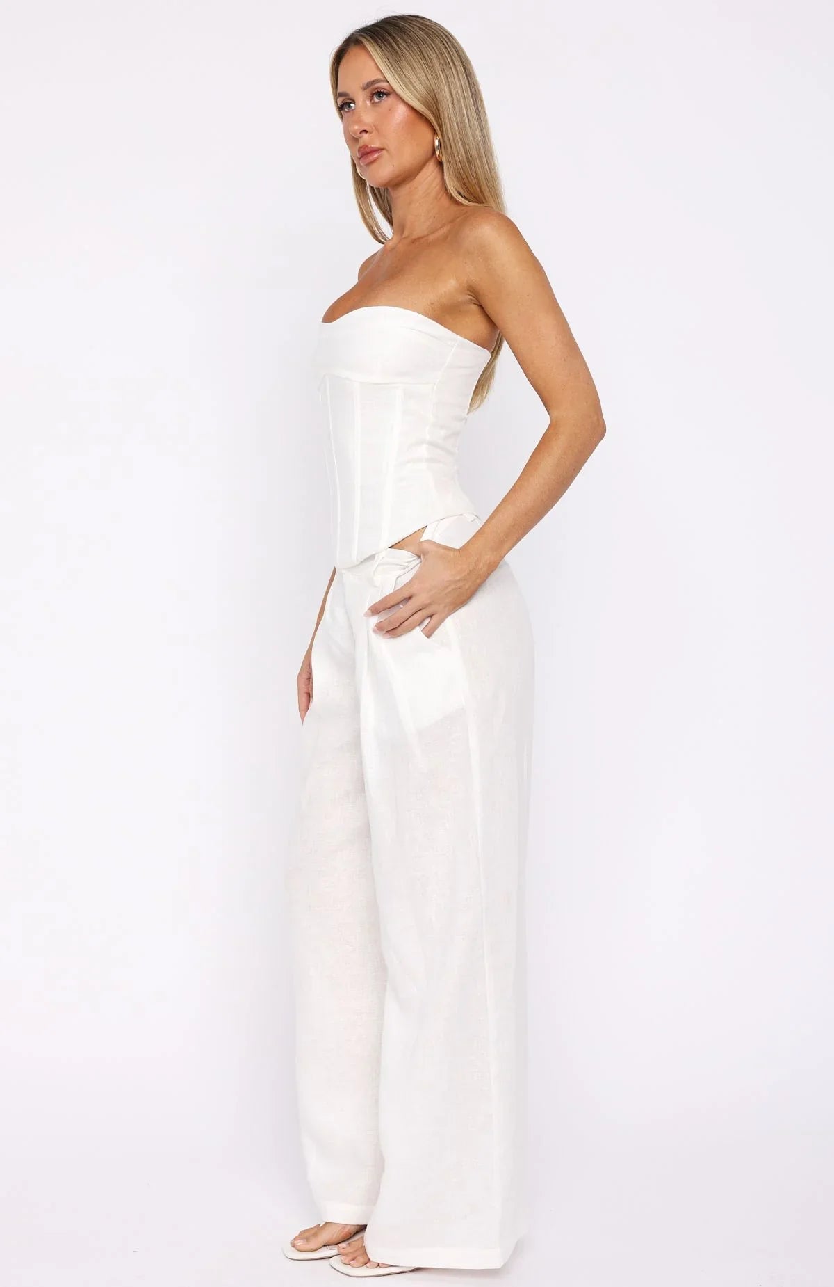 Unfinished Feelings Pants White