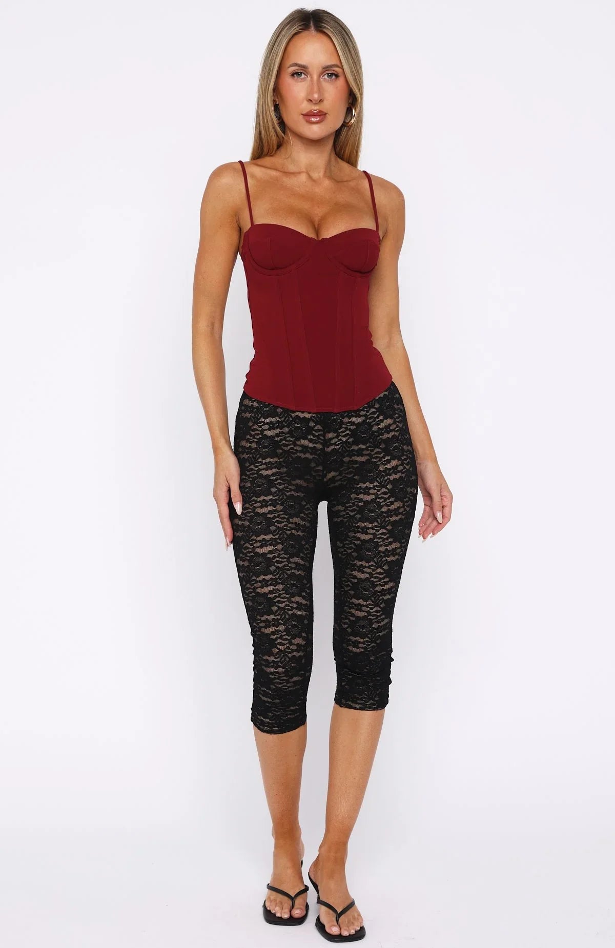 Moonlight Dance Bustier Wine